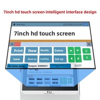 Imprimante jet d'encre intelligente statique - Compacte, automatique, impression de haute précision de dates, graphiques, logos, codes QR, numéros de lots - Chine