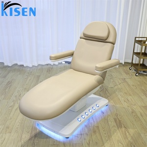 KISEN Luxurious Electric Beauty Bed Eyelash Beauty Massage Bed Salon Massage Couch Medical Beauty Facial Bed With 3 Motors - Product Image 4