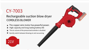 Soplador de Mano Inalámbrico con Batería de Litio Super Ants CY7003 <span class=keywords><strong>para</strong></span> Limpieza de <span class=keywords><strong>Polvo</strong></span> y Humo en Automóviles, Camiones, Hogares y Computadoras - Product Image 2