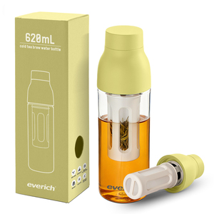 Bottiglia Tritan Personalizzata 2026, Antigoccia, per Infusi Freddi, Bottiglia da Viaggio con Filtro Rimovibile per Esterni - Product Image 1