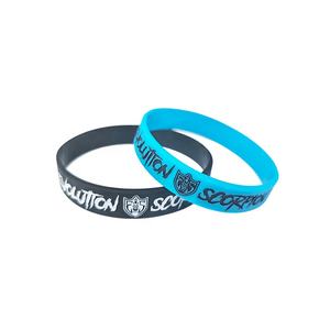 Suministro directo de fábrica, buena calidad, logotipo grabado, pulsera de goma personalizada - Product Image 1
