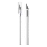 SIXIANTO F660 Stylo de nettoyage à rainure en V pour soudeuse par fusion de fibres optiques avec garantie d'un an, alimenté par batterie, pour utilisation FTTH