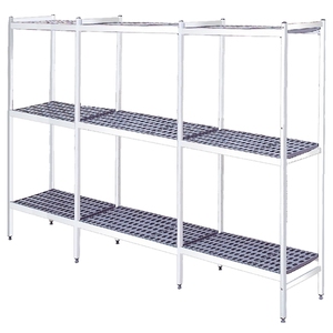 Étagères Duraluminum 4555x470x1700mm 3 niveaux pour équipement de réfrigération Produit EURAST-Solution de stockage de haute qualité - Product Image 1