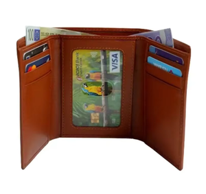 Mens Customizable Genuine Leather Bifold <b>Wallet</b> <b>RFID</b> Blocking Slim Card Holder Minimalist <b>Wallet</b> for Everyday Use - Product Image 4