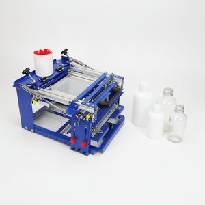 Manual Cylindrical Bottle Screen Printing Machine for Cosmetic & Chemical Packaging
