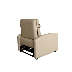 Sofá Cama Plegable Médico, Silla de <span class=keywords><strong>Hospital</strong></span> Móvil con Cuero PU para Uso en Habitaciones de Pacientes - Product Image 2