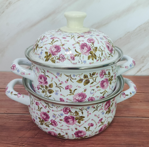Ensemble d'ustensiles de cuisine <span class=keywords><strong>en</strong></span> émail, Casseroles et marmites pour la maison, <span class=keywords><strong>bonne</strong></span> <span class=keywords><strong>qualité</strong></span>, offre spéciale - Product Image 2