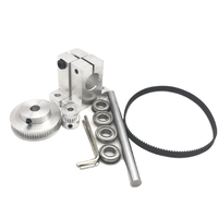 Poulie synchrone en aluminium GT2 80T pour courroie crantée 2GT, 80 dents, pour imprimante 3D, OEM, largeur 6mm, alésage 5-20mm