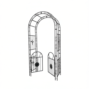 ซุ้มเหล็กสำหรับสวน ขนาด 8-9 ฟุต ซุ้มโค้งสำหรับจัดงานแต่งงานกลางแจ้ง สำหรับปลูกไม้เลื้อยและประตูสวน - Product Image 1