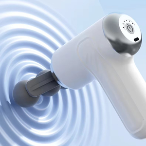 Pistola de Masaje Eléctrica Inalámbrica de Percusión de Tejido Profundo de 6 Velocidades, Mini, de Tres Cabezales, con Control de Tiempo, Alivia la Fatiga Corporal - Product Image 5
