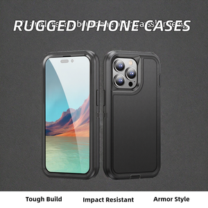 Custodie per Cellulari Robuste e Antiurto per iPhone 16 15 Pro Max 14 13 12 <span class=keywords><strong>11</strong></span> - Product Image 2