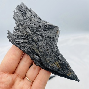Cristalli Naturali all'Ingrosso a Forma <span class=keywords><strong>di</strong></span> Piuma, Cianite Nera Grezza e Tormalina Nera Grezza - Product Image 3