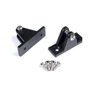 Black <b>Nylon</b> Mountain-Shape Base with <b>Slip</b> Sleeve and <b>Slip</b> Cap Top Rotating Armor for Marine and Yacht Awning Hardware - Product Image 4