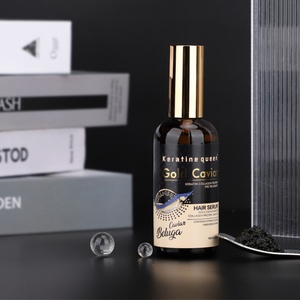 Huile capillaire au caviar noir et or 100 ml, formule 2-en-1 sans silicone, traitement nourrissant bio, best-seller - Product Image 1