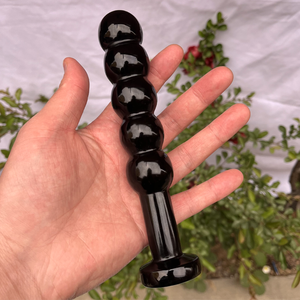 Dildo de Cuarzo Rosa Pulido, Varita de Masaje Curativa, Placer Yoni, Curvo, 19 cm, 200 g, Regalo para Mujer - Product Image 4