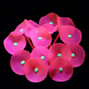 Aquarium Luminous Aquatic Flower Fish Tank Landscape Silicone Flower Micro Landscape Decoration