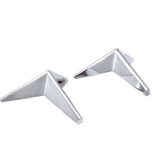 <span class=keywords><strong>Gambe</strong></span> per Mobili in Ferro Triangolari Resistenti, Personalizzabili e Regolabili, Piedini per Divano e Mobile in Metallo Oro Opaco Nero, Accessori per Mobili - Product Image 4