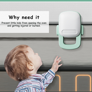 Verrou de sécurité pour bébé en plastique Prodigy GR001 pour réfrigérateur et tiroir avec ruban adhésif résistant - Installation rapide - Product Image 5