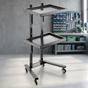QM Modern Light Luxury Factory Wholesale Price Cheap Gold Salon Beauty Salon Massage Shop Fold Table Mobile <b>Tool</b> <b>Cart</b> Trolley - Product Image 1