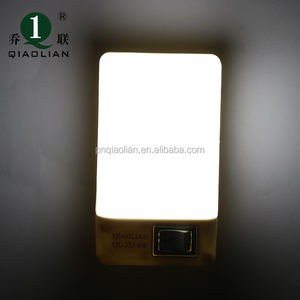 Cross-border prodotti a risparmio energetico 6W morbida luce di notte del LED 110-250V presa interruttore comodino per bambini camera da letto di accesso scale di notte - Product Image 2