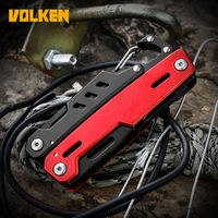 11 en 1 Noir Multitool Couteau Multi-poches Plier la Pince Camping Survie Multi-fonctionnelle Pinces Extérieures