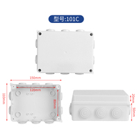 Boîtier de distribution de câbles en plastique étanche série 101C, boîte de jonction extérieure étanche