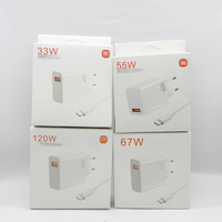 Cargador de Teléfono Móvil Universal con Enchufe EU/US/UK, 33W 67W 120W, Carga Rápida USB-C, Cargadores USB Tipo C, Adaptador de Pared PD para Xiaomi