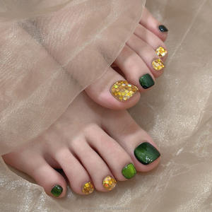 <span class=keywords><strong>เล็บ</strong></span>ปลอมเจลนิ่มลายสวยสำห<span class=keywords><strong>ร</strong></span>ับขายส่ง <span class=keywords><strong>สี</strong></span>เหลือง<span class=keywords><strong>เขียว</strong></span>ป<span class=keywords><strong>ร</strong></span>ะดับกลิตเตอร์ลายตาแมว - Product Image 3