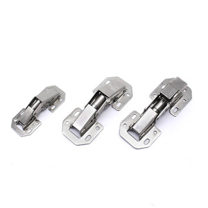 Furniture Hinge Steel No Drill Half Mortise Soft Closing Cabinet Door Hardware Modern Design - Product Image 1