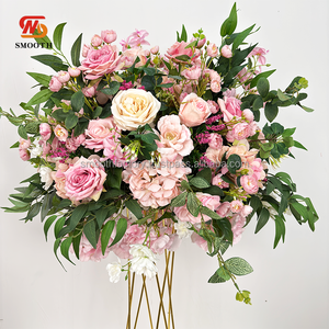 Centro de Mesa LEDA para Bodas, Decoración Hecha a Mano, Bola de Flores Rosadas Artificiales Personalizables para el Día de San Valentín - Product Image 2