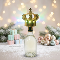 Discothèque Led clignotant mousseux bouteille de champagne couronne lumière pour bouteille