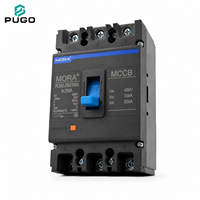 Disjoncteur à boîtier moulé 3P 250A 400V AC 35kA Thermique-Magnétique Industriel Plastique & Cuivre MCCB CM1