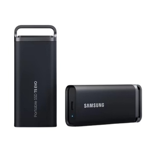 8TB Type-C USB 3.2 ไดรฟ์โซลิดสเตทแบบพกพา (PSSD) T5 สีดำสตาร์รี่ เชื่อมต่อโดยตรงกับโทรศัพท์/แล็ปท็อป ความจุขนาดใหญ่ - Product Image 1