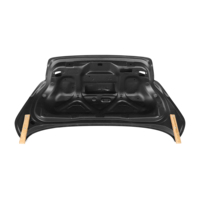 Tapa de Maletero de Fibra de Carbono Real para Infiniti G37 Sedán de 4 Puertas, Modelo de Actualización Automática, Tapa de Maletero Trasera, Kit de Carrocería G37