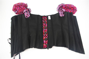 2023 nuovo corsetto con stampa labbra rosse corsetto da donna a maniche corte corsetto di supporto per il corpo S-2xl - Product Image 5