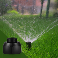 Arroseur escamotable 1 pouce G1/2 pour parterres de fleurs et jardins, avec entrée filetée 1/2 pouce