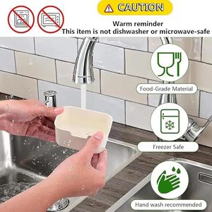 Hot Portable <b>Snack</b> <b>Container</b> 6 Compartments Food Grade Multifunctional Rotatable Serving Tray Divided Tray Handle Set Plastic - Product Image 5