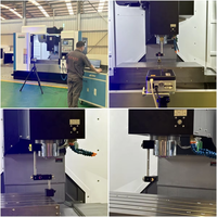 Centre d'usinage vertical VMC650 Machine optique Liaison triaxiale Haute rigidité Lit en fonte de résine