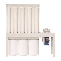 Nuevo Sistema Central de Filtros para Taller de Muebles, 36 Bolsas de Filtro Verticales, Tamaño de Entrada Personalizado, OEM Disponible, Construcción de Acero