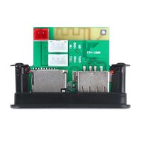 Autoradio Bluetooth 5.0 compatible Bluetooth, lecteur MP3, 5V 12V, module de décodeur MP3 WMA, radio FM, TF, USB, 3,5 mm AUX pour voiture