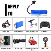 Aa Icr14500 Batterie au lithium Er14505 3.6v 3.7v 600mah 800mah Cellule de batteries rechargeables Li-ion