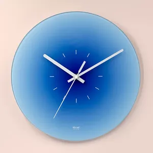 Đồng Hồ Treo Tường Hiện Đại Bắc Âu Không Tích Tắc Bán Chạy Đồng Hồ Treo Tường Hình Mặt Trời Màu Gradient Để Trang Trí Nhà Cửa - Product Image 4