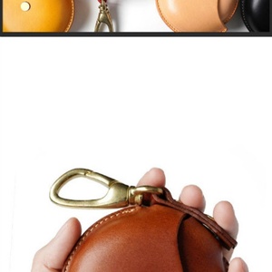 Leather First Layer Leather Retro Handmade Round Coin <b>Purse</b> Small Storage Bag Custom Creative Gift Coin Bag - Product Image 3