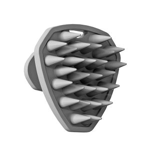 แปรงซิลิโคน 2 in 1 สำหรับผมและเครา พร้อมแปรงขัดทำความสะอาดล้ำลึก ขนแปรงสองชั้น นวดหนังศีรษะ - Product Image 6