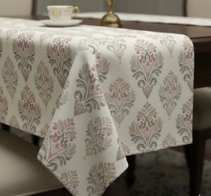 Tela de tapicería con estampado damasco tradicional por yarda, tela decorativa ornamental para muebles, para sillas de comedor, bancos y cabeceras. - Product Image 3