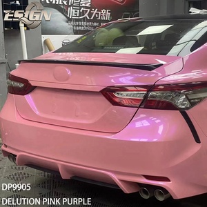Película para envolver automóviles Delution Pink Purple Autoadhesivo PVC Vinilo Burbujas de aire Libre Automóvil Vehículo Decoración exterior - Product Image 4