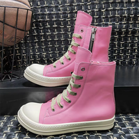 Chaussures de luxe de créateur de qualité supérieure 2026, nouvelles baskets décontractées Ricks pour femme, collection automne-hiver, chaussures montantes en promotion