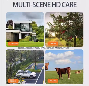 Cámara LED solar de 300W, tarjeta SIM 4G compatible con cámara WiFi para exteriores, cámara de monitoreo solar de bajo consumo de energía - Product Image 4