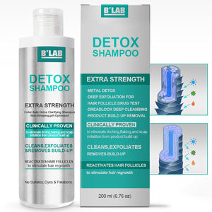 Soins capillaires de marque privée Shampooing détox clarifiant pour tous les types de cheveux Nourrir les follicules Apaiser l'irritation du cuir chevelu Shampooing détox - Product Image 2