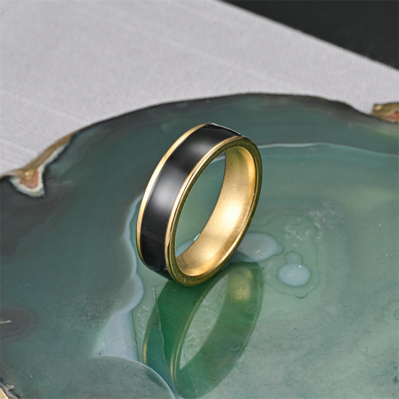 6x2 inner round gold vinyl